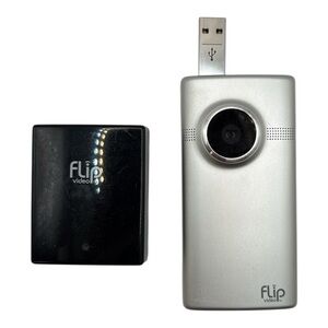 Cisco Flip Mino HD M2120 Flash Media Video Camera Mini Camcorder FOR PARTS